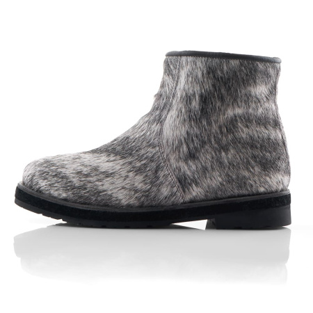 Мужские ботинки из камуса лошади на молнии